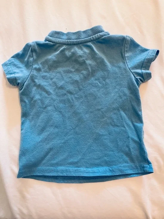 Champion Kids Light Blue Logo Short Sleeve Tee 0/3 Months - Picture 5 of 5